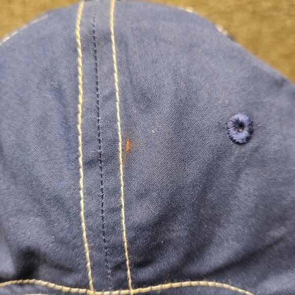 TOPGOLF Purple Palm Trees Sunset Aqua Purple Pink Satiny Baseball Cap Hat OS - Picture 9 of 11